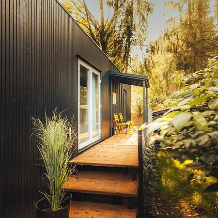 Black Cabin, Uniek Nieuw Verblijf Midden Op De Veluwe Koudhoorn Exterior foto